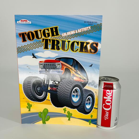 Tough Trucks Coloring & Activity Book - New / Unused - Picture 12 of 13
